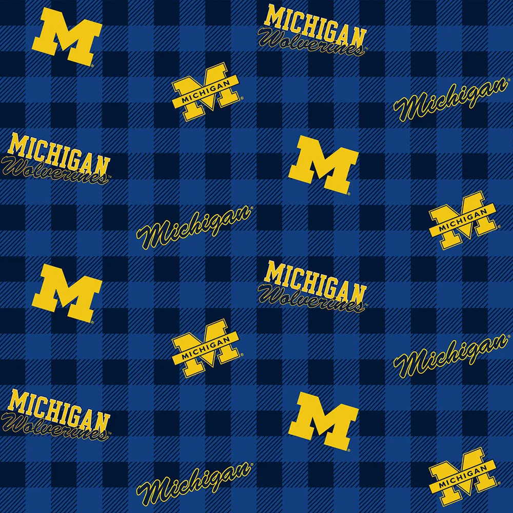 UNIVERSITY OF MICHIGAN-Buffalo Plaid-100% Cotton-MCHG1207
