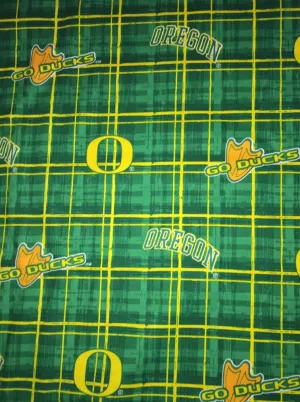 UNIVERSITY OF OREGON-Plaid-100% Cotton-OR800