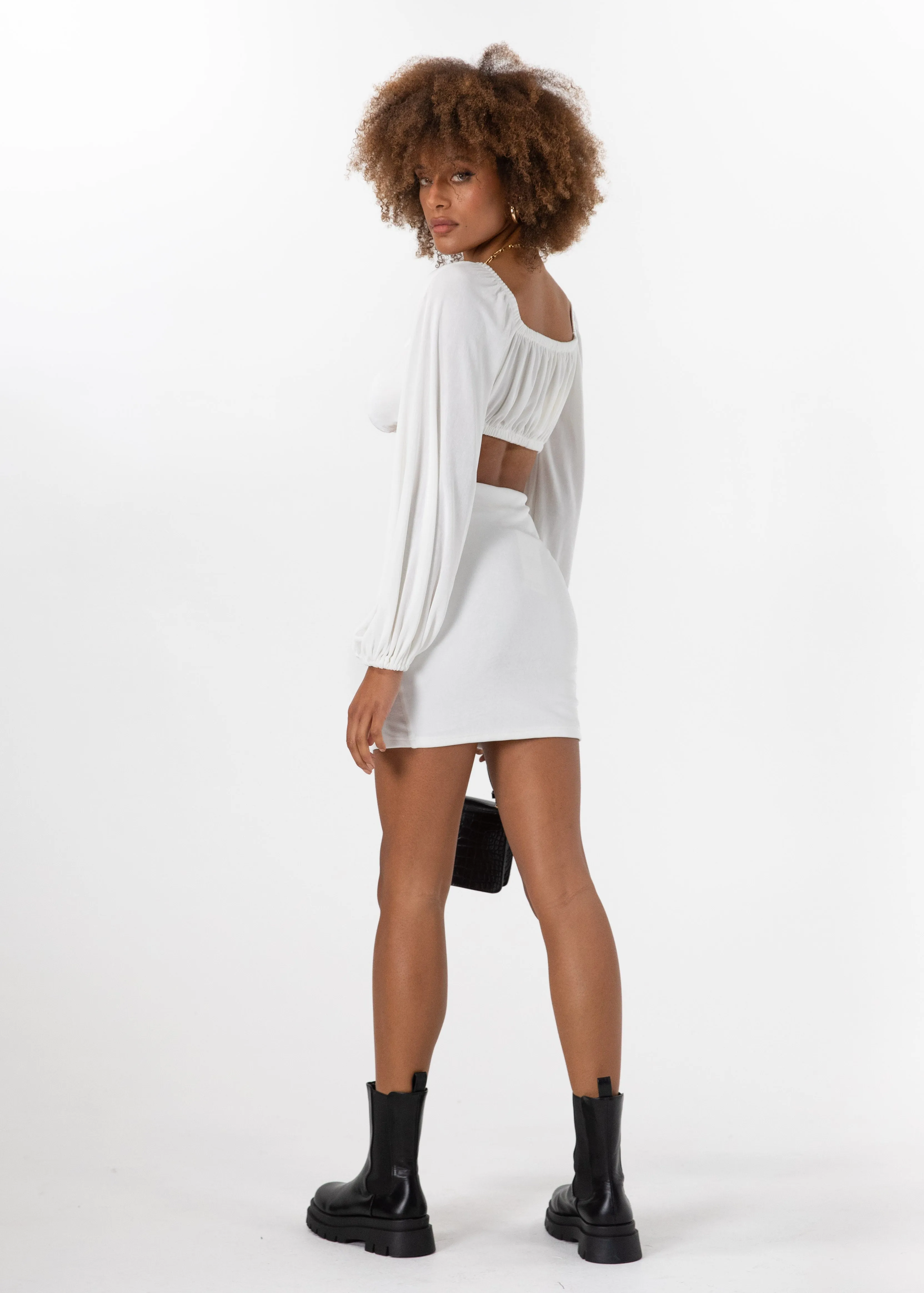 Until Sundown Crop - Off White