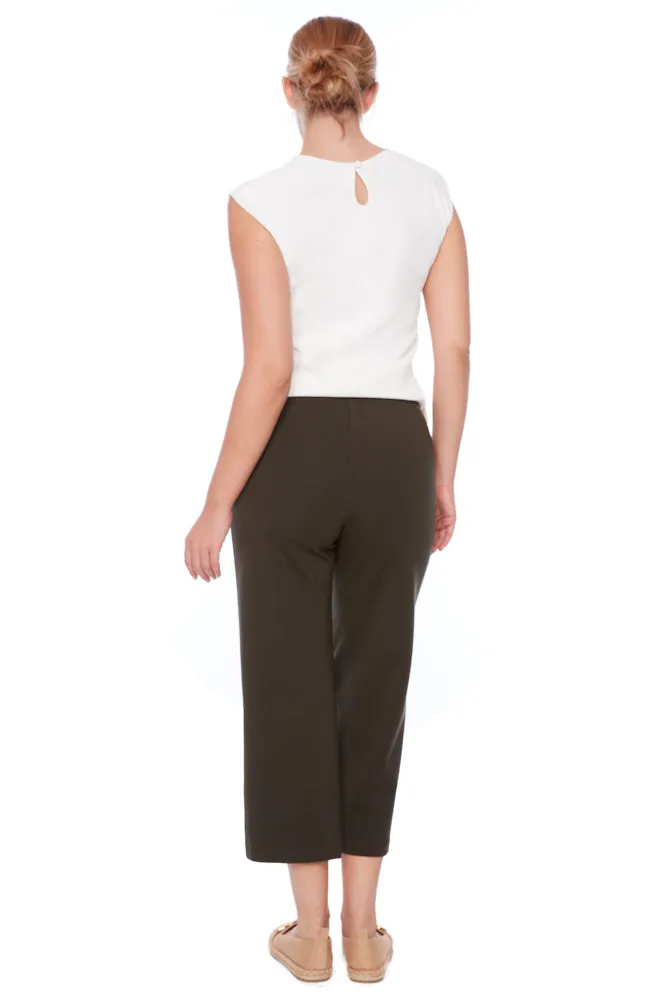 Up! Pants Solid Gaucho Pant