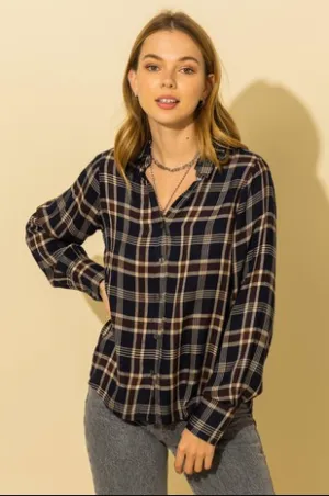 V Neck Flannel