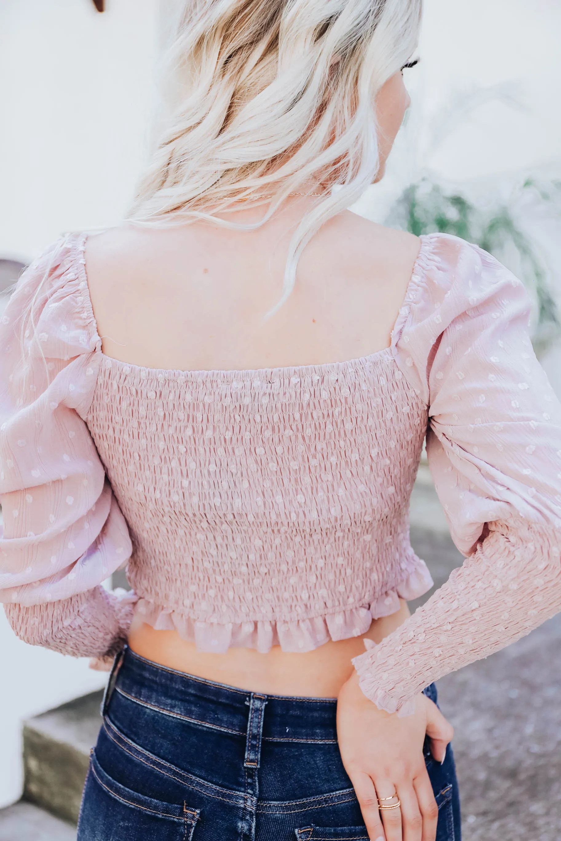 Vanessa Crop Top - Blush