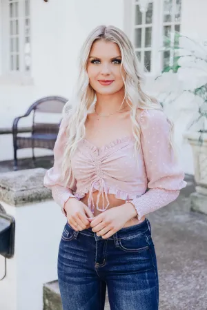 Vanessa Crop Top - Blush