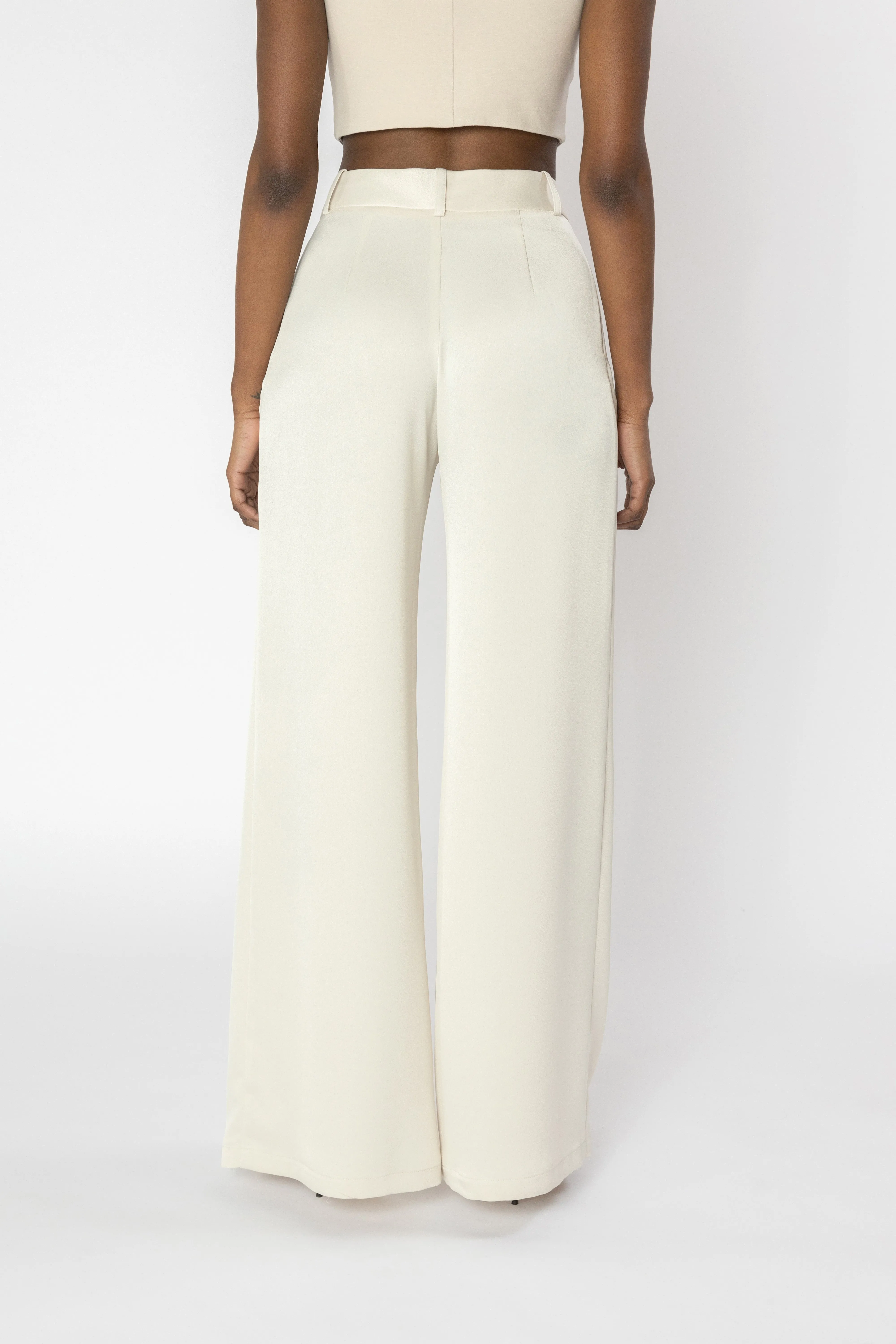 VERONA Wide Leg Slit Pants