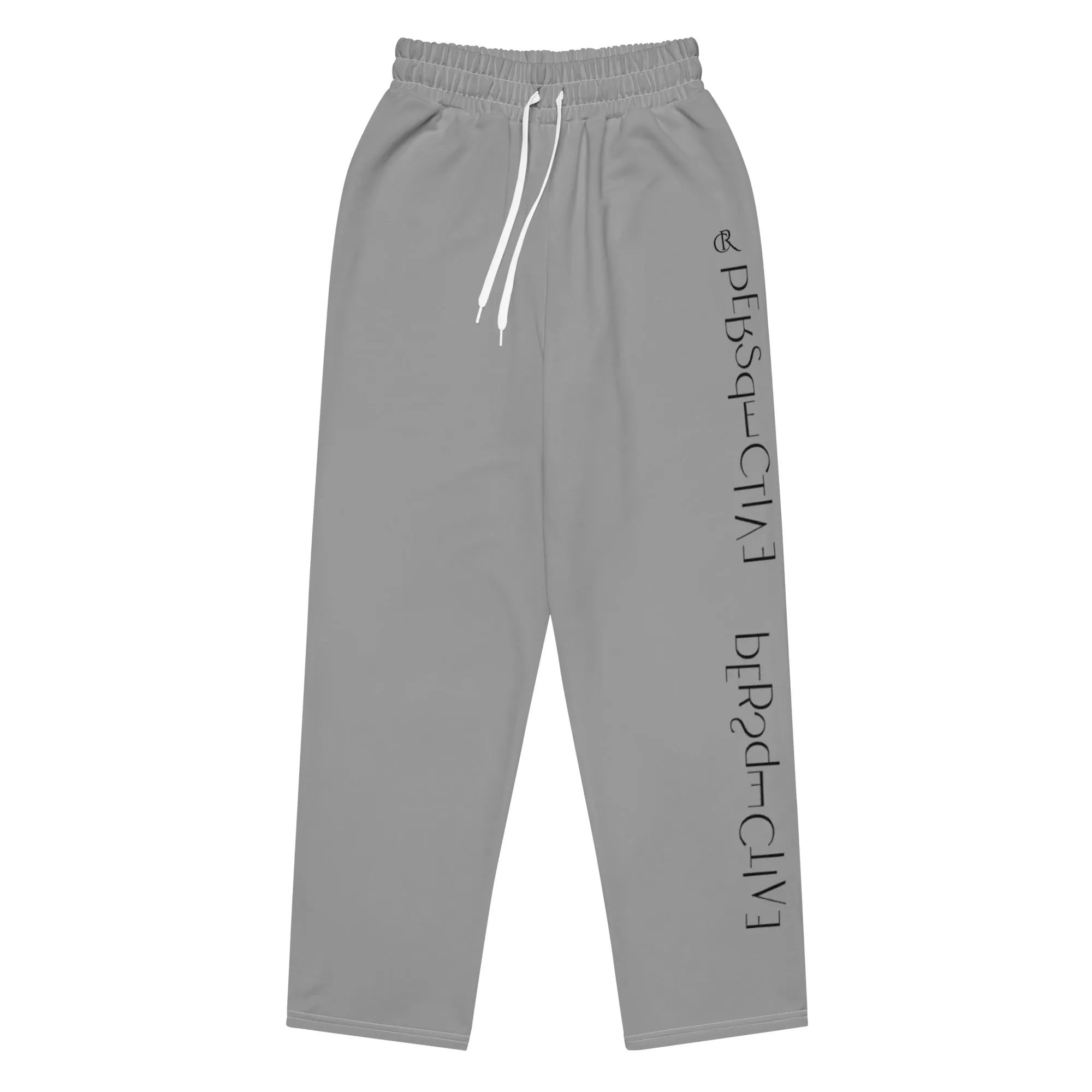 Views of Grey Wide-Leg Joggers