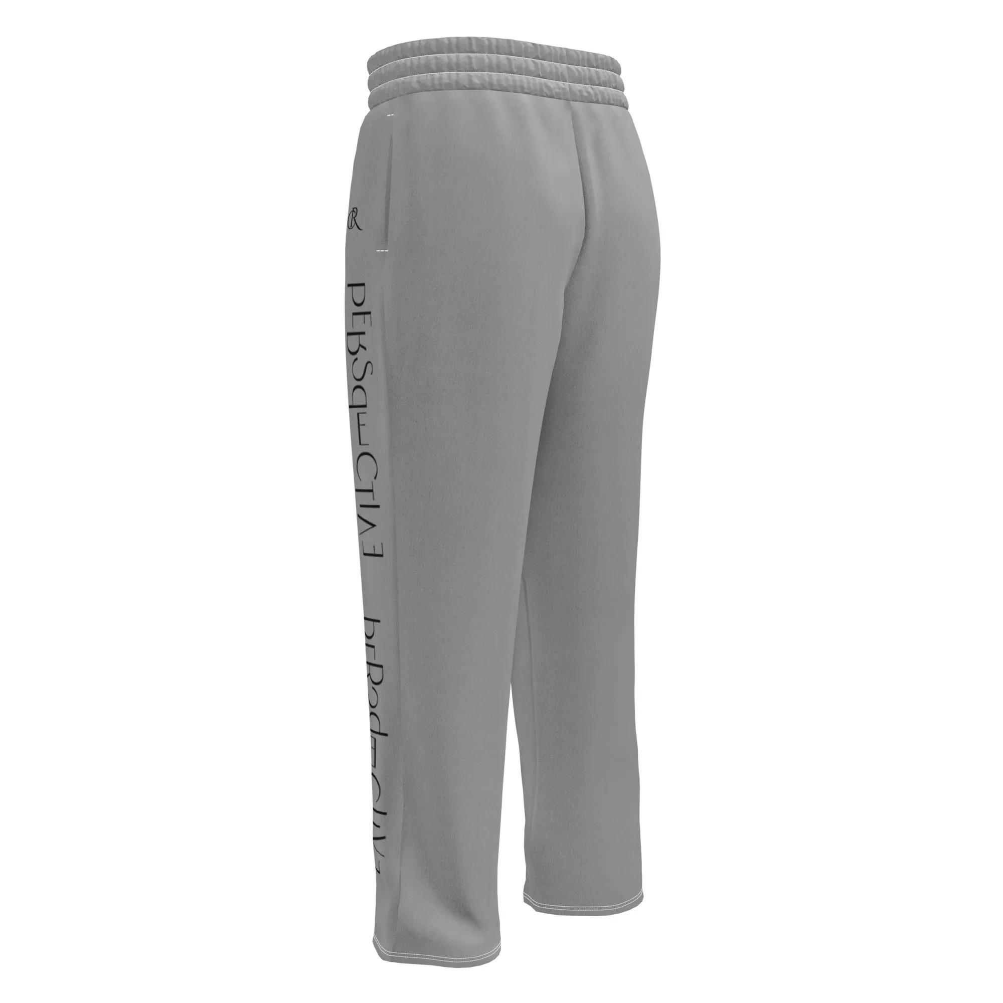 Views of Grey Wide-Leg Joggers