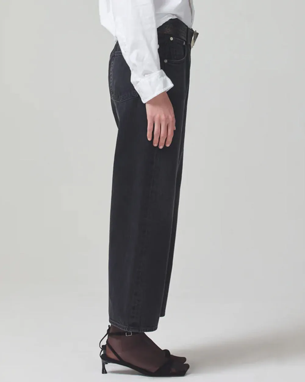 Vintage Wide Leg Gaucho Jean in Stonington