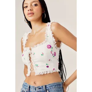 Violet Crop Top
