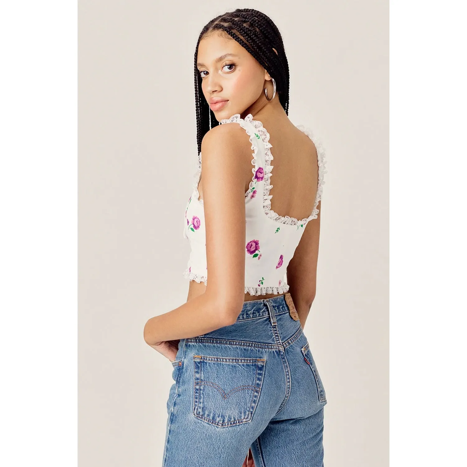 Violet Crop Top