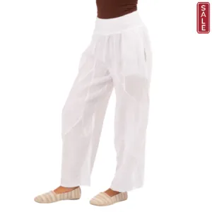 VM Mesh Panel Linen pants 6348