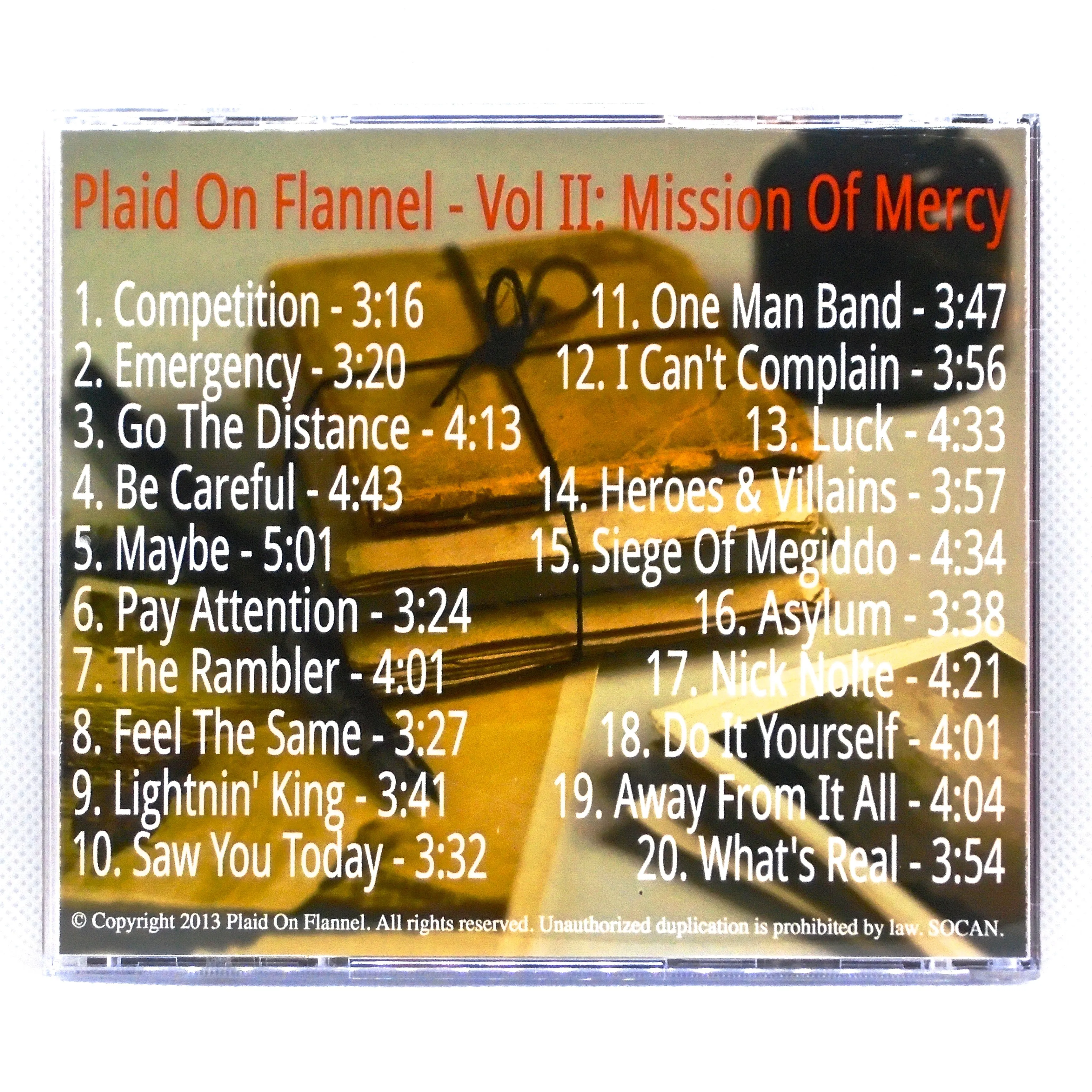 Vol. II: Mission Of Mercy (CD)