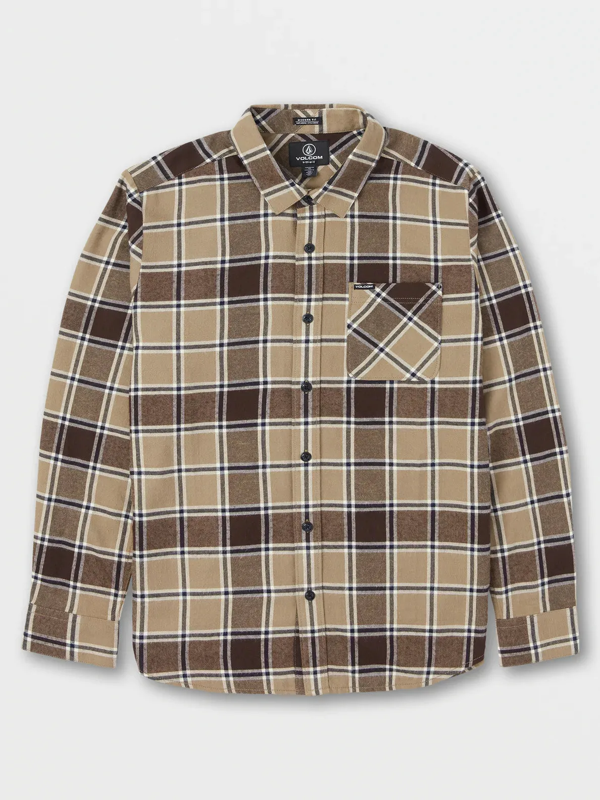 Volcom Big Boys Caden Plaid L/S flannel
