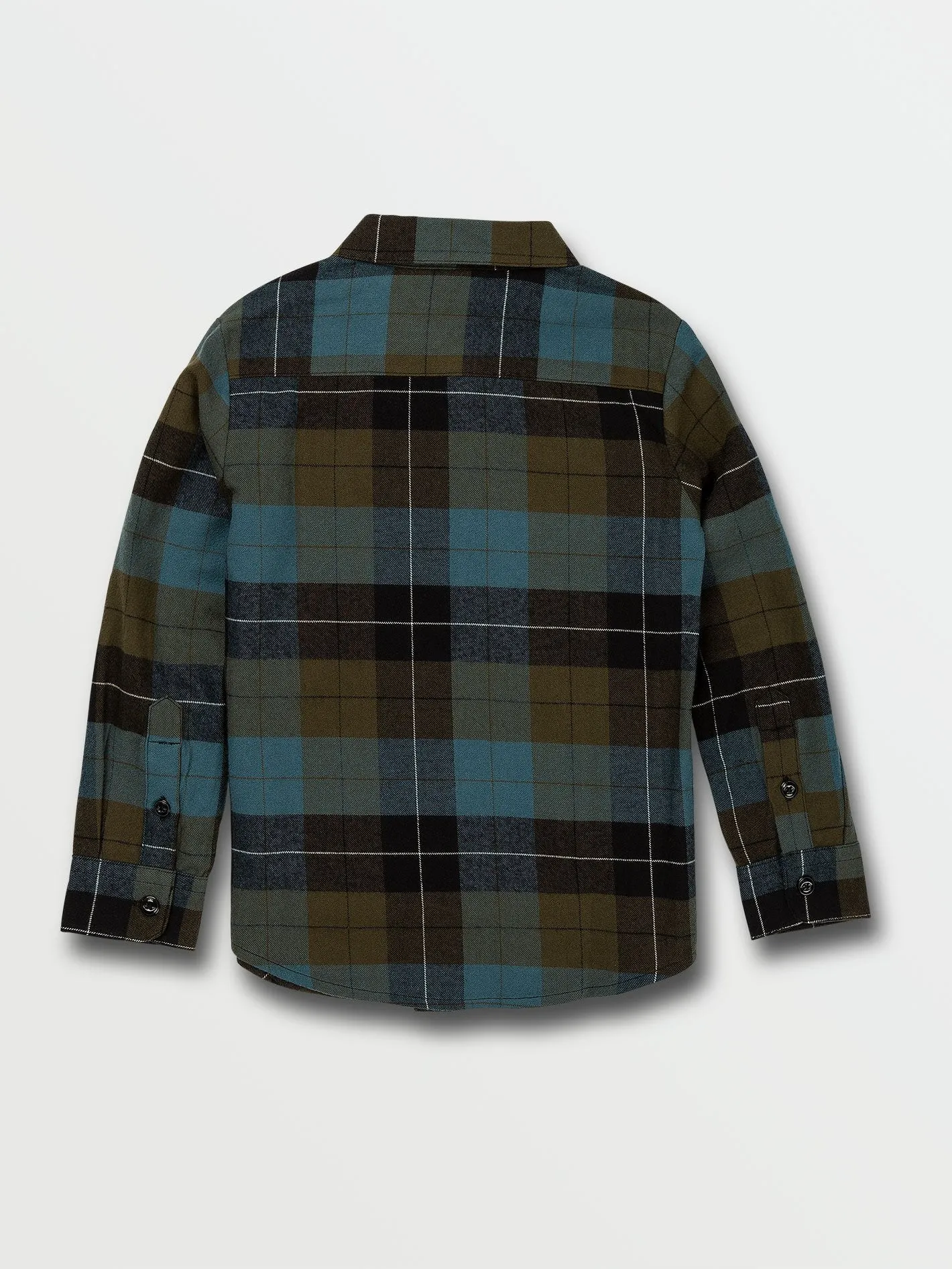 Volcom Boys Caden Plaid L/S Flannel Shirt
