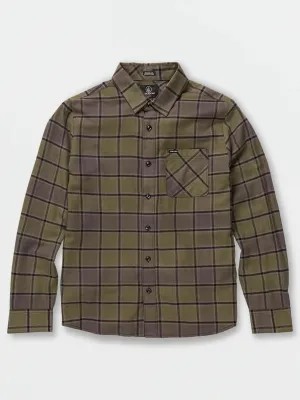 Volcom Little Boys Caden Plaid Long Sleeve flannel