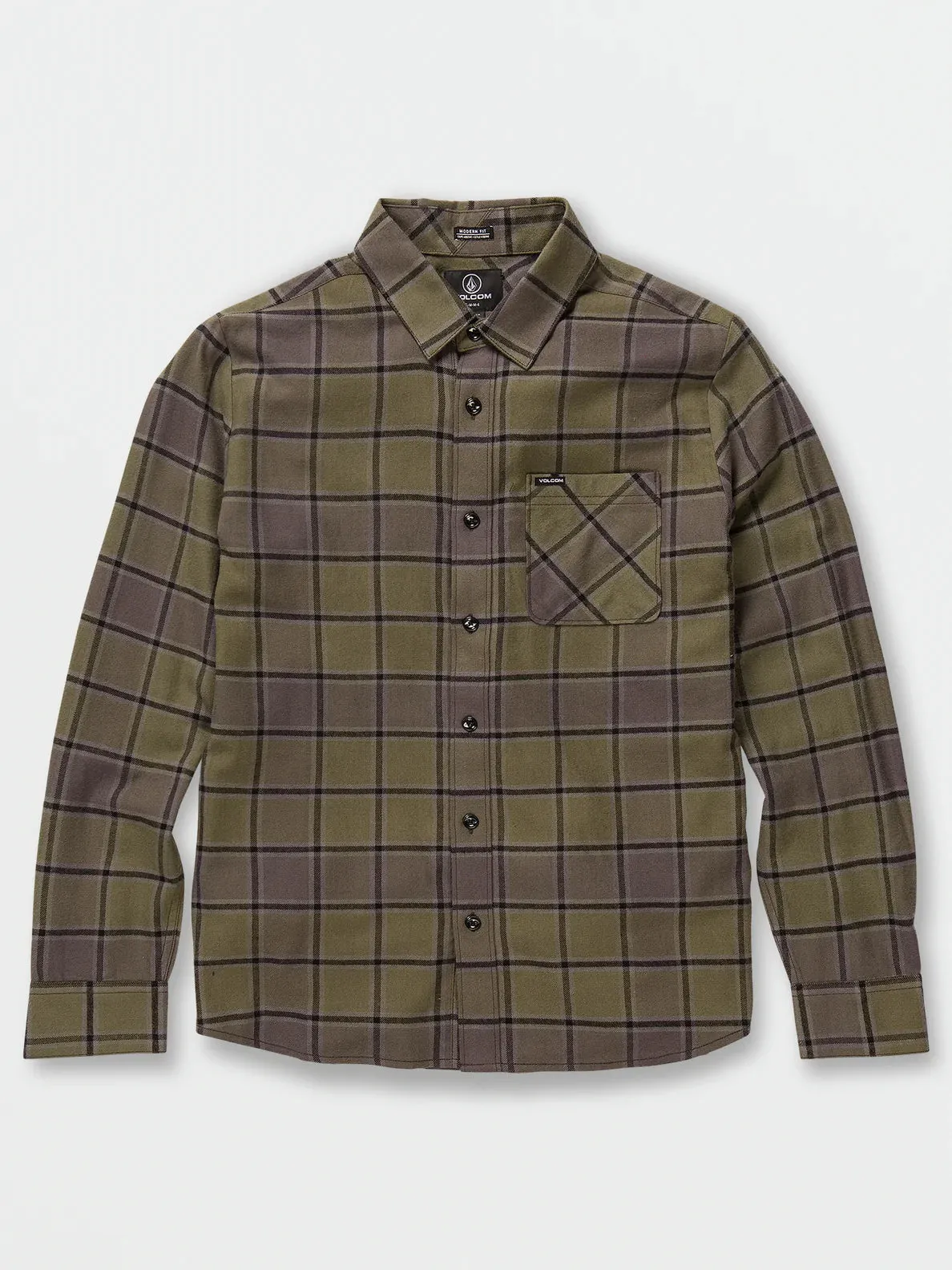 Volcom Little Boys Caden Plaid Long Sleeve flannel