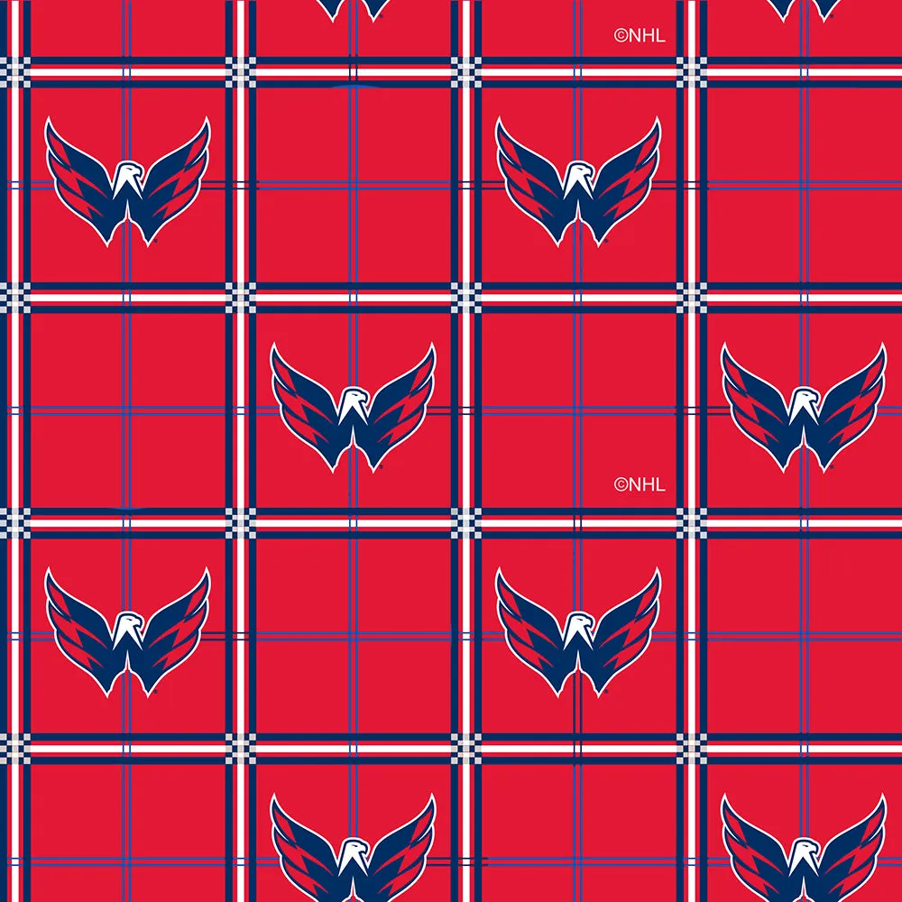 WASHINGTON CAPITALS-Plaid Flannel-100% Cotton-023CAP