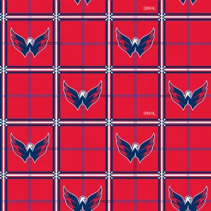 WASHINGTON CAPITALS-Plaid Flannel-100% Cotton-023CAP