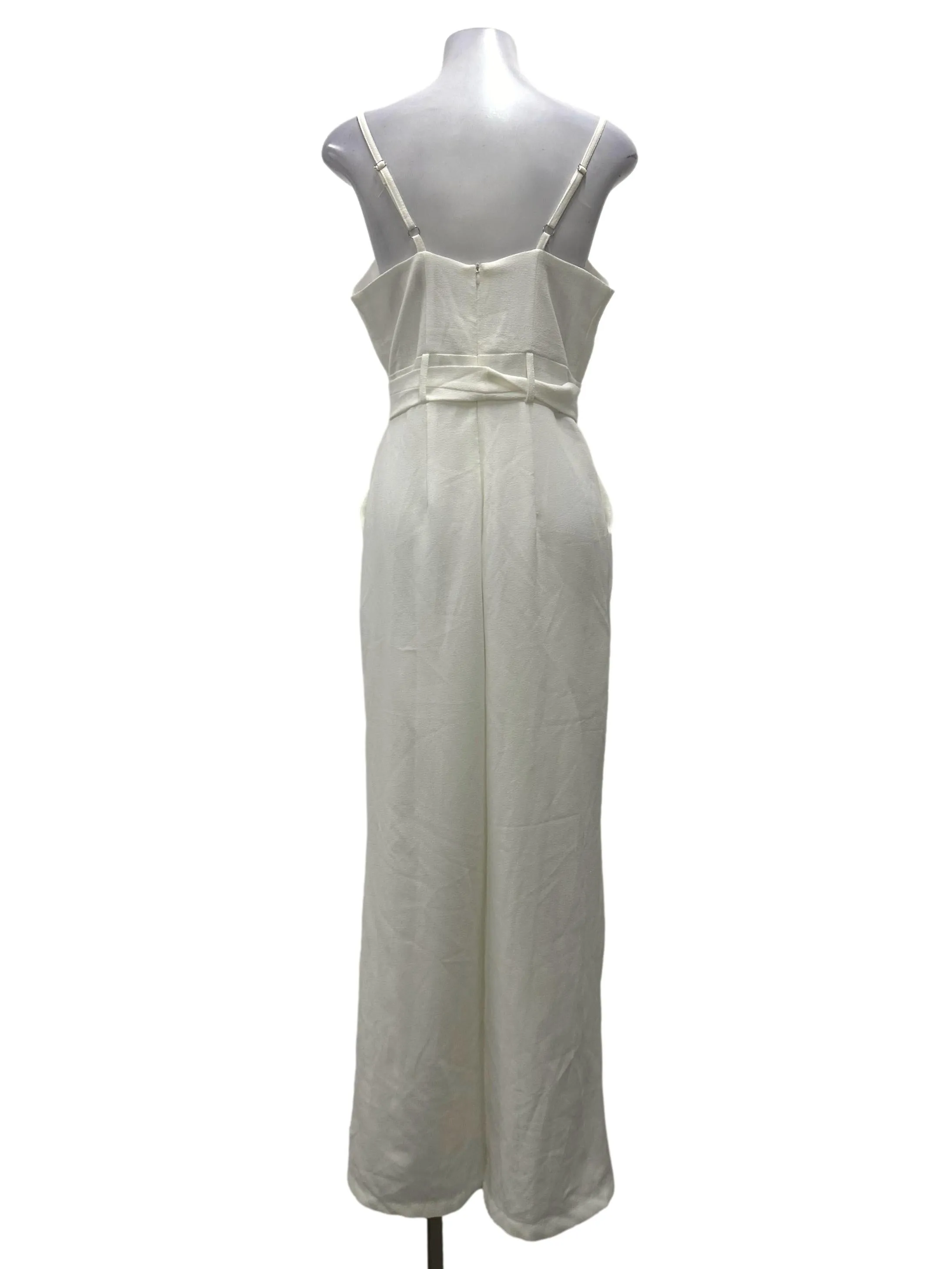 White Basic Jumpsuit TEM