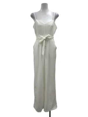 White Basic Jumpsuit TEM