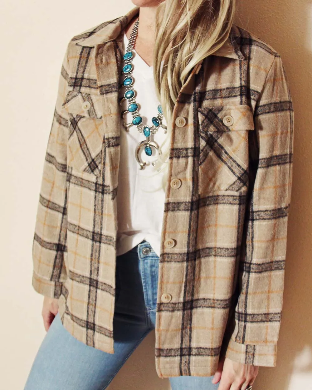 White Horse Plaid Flannel