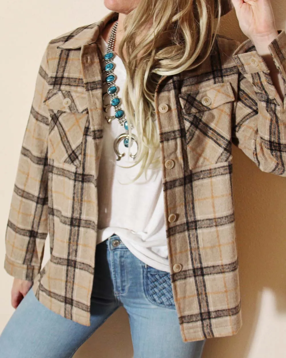 White Horse Plaid Flannel