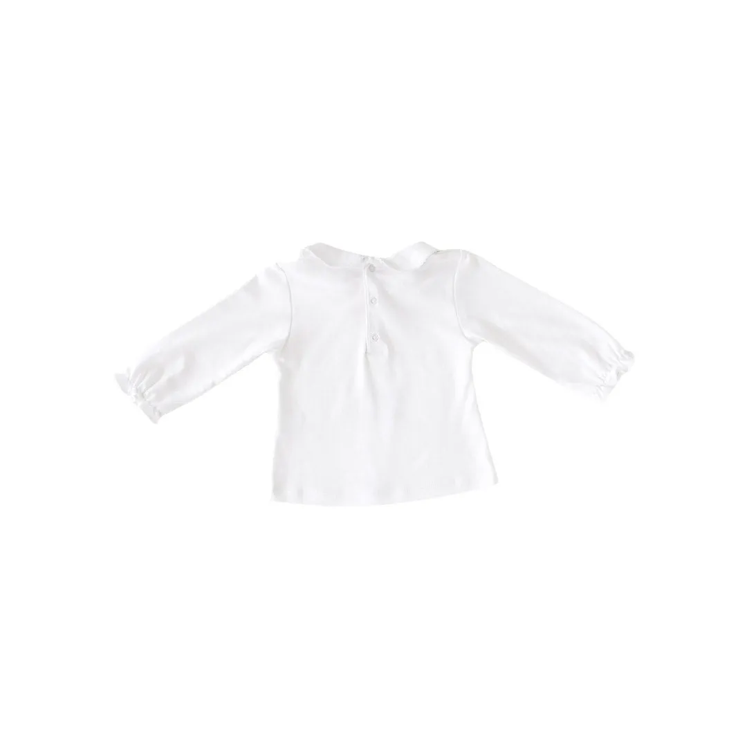White Peter Pan Top
