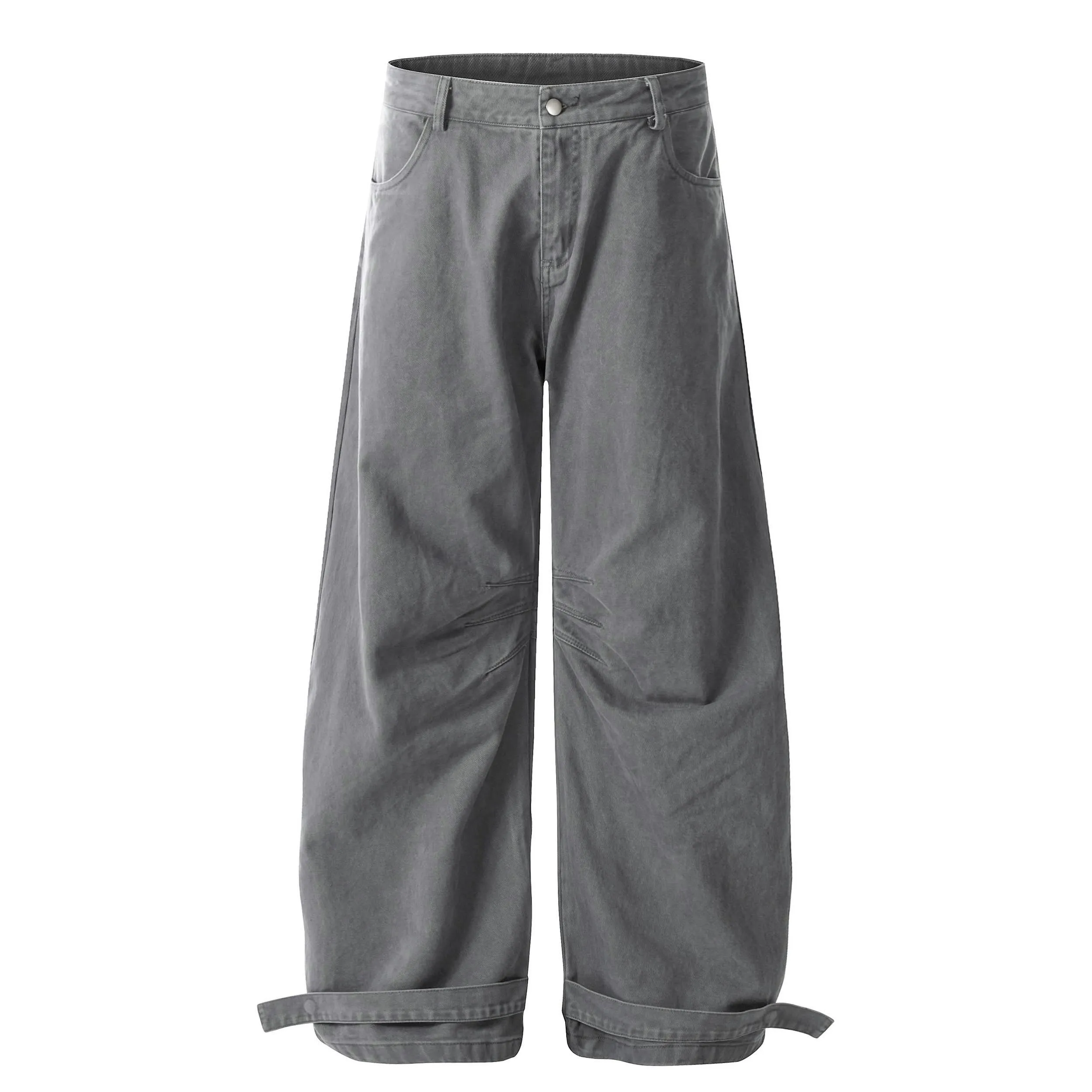Wide-Leg Baggy Cargo Pants