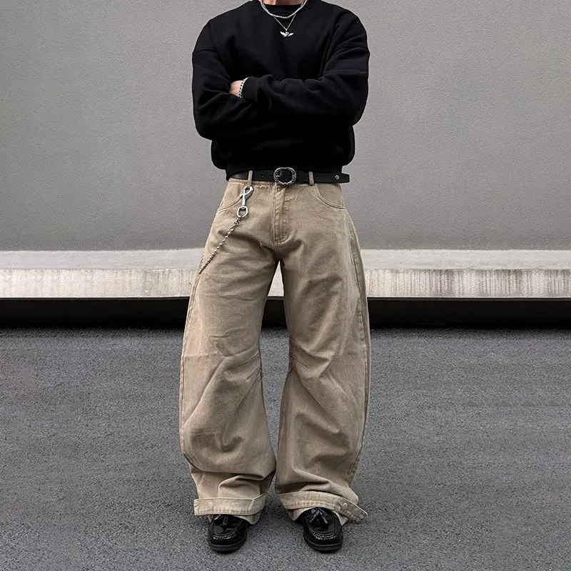 Wide-Leg Baggy Cargo Pants