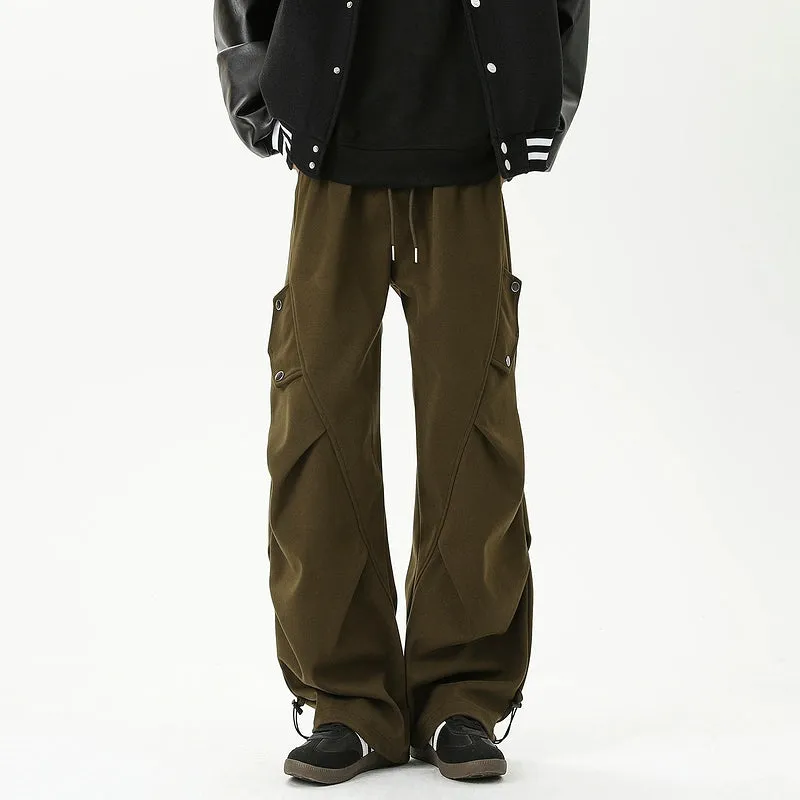 Wide-Leg Casual Pants
