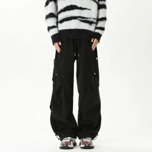 Wide-Leg Casual Pants