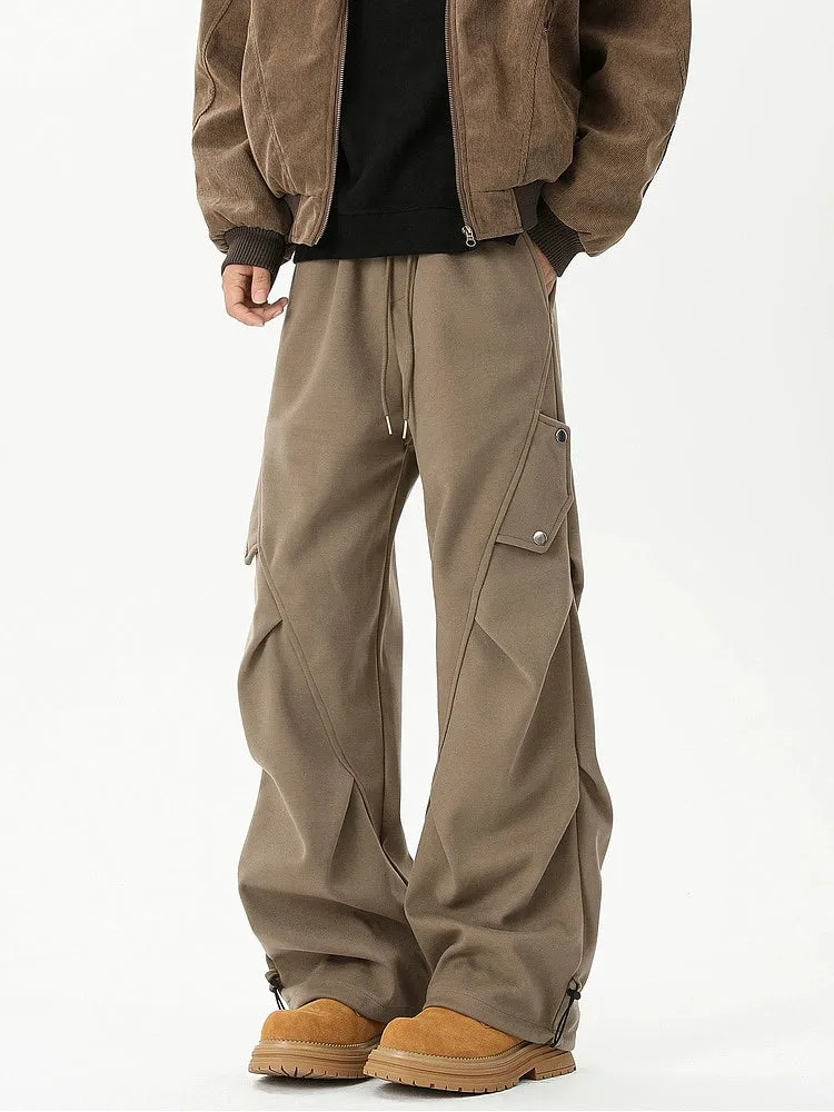 Wide-Leg Casual Pants