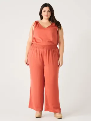 Wide Leg Copper Pants