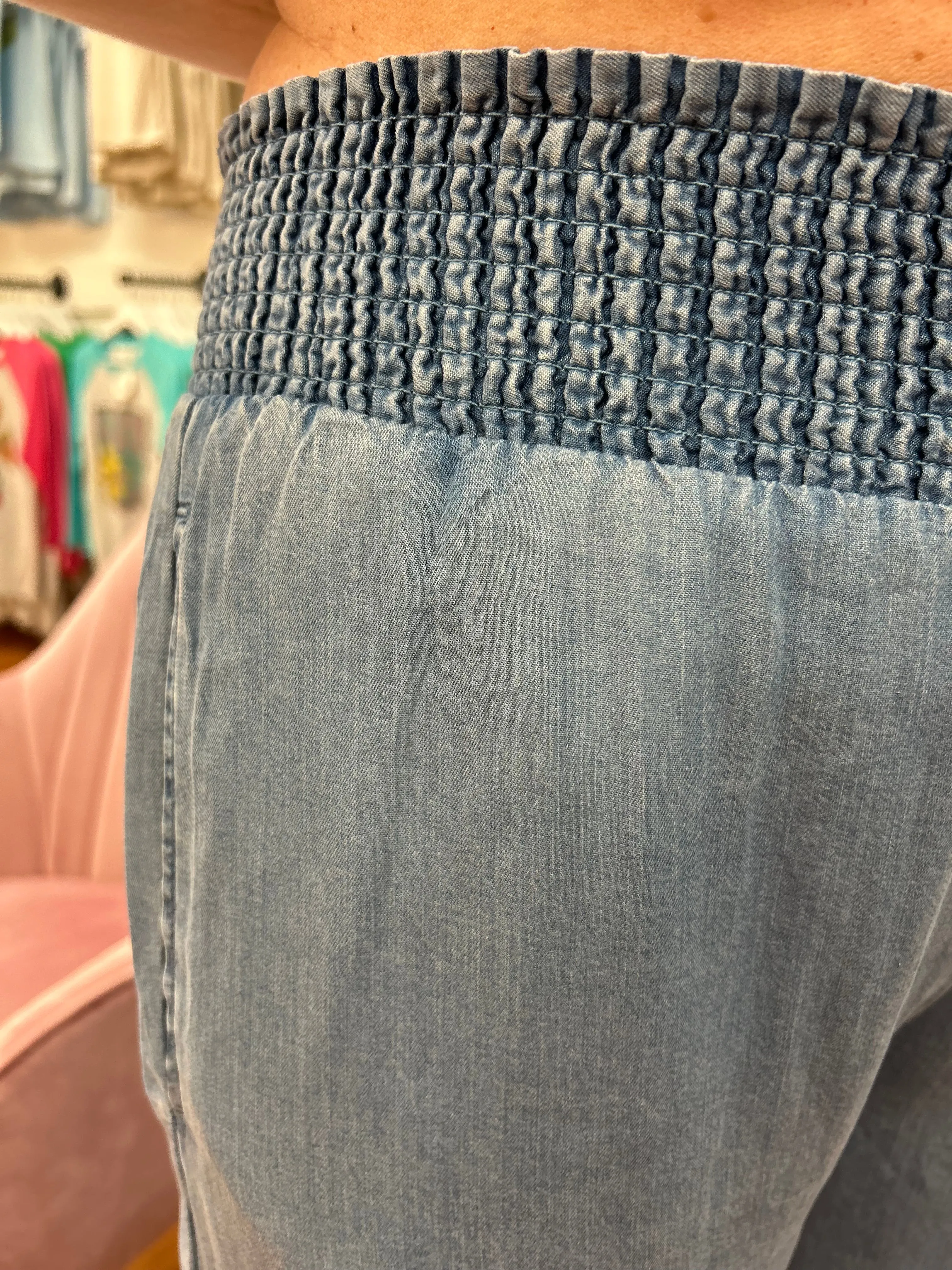 Wide Leg Tencel Pants