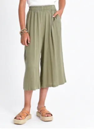 Wide Leg Woven Pants
