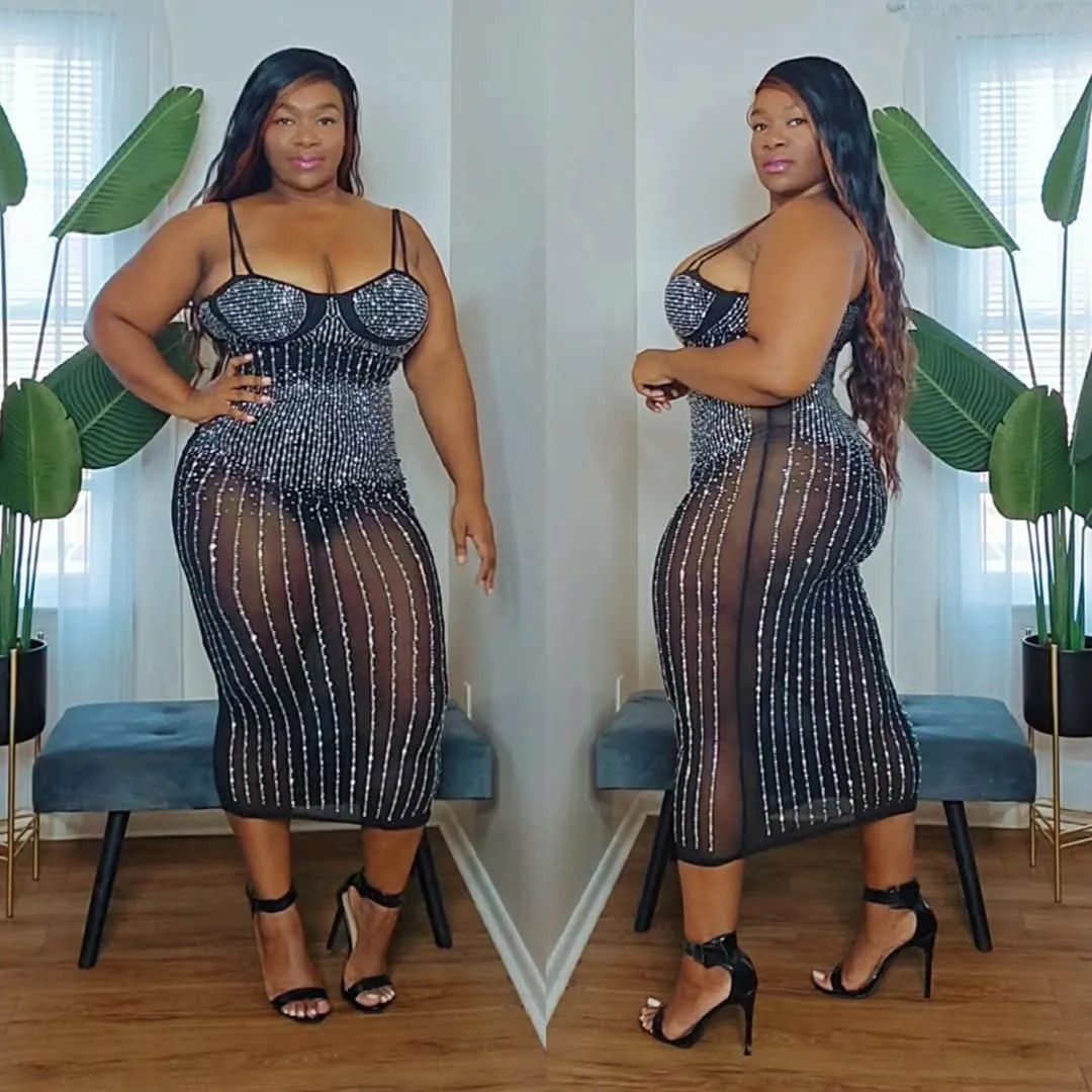 Wild Night Party Dress Black