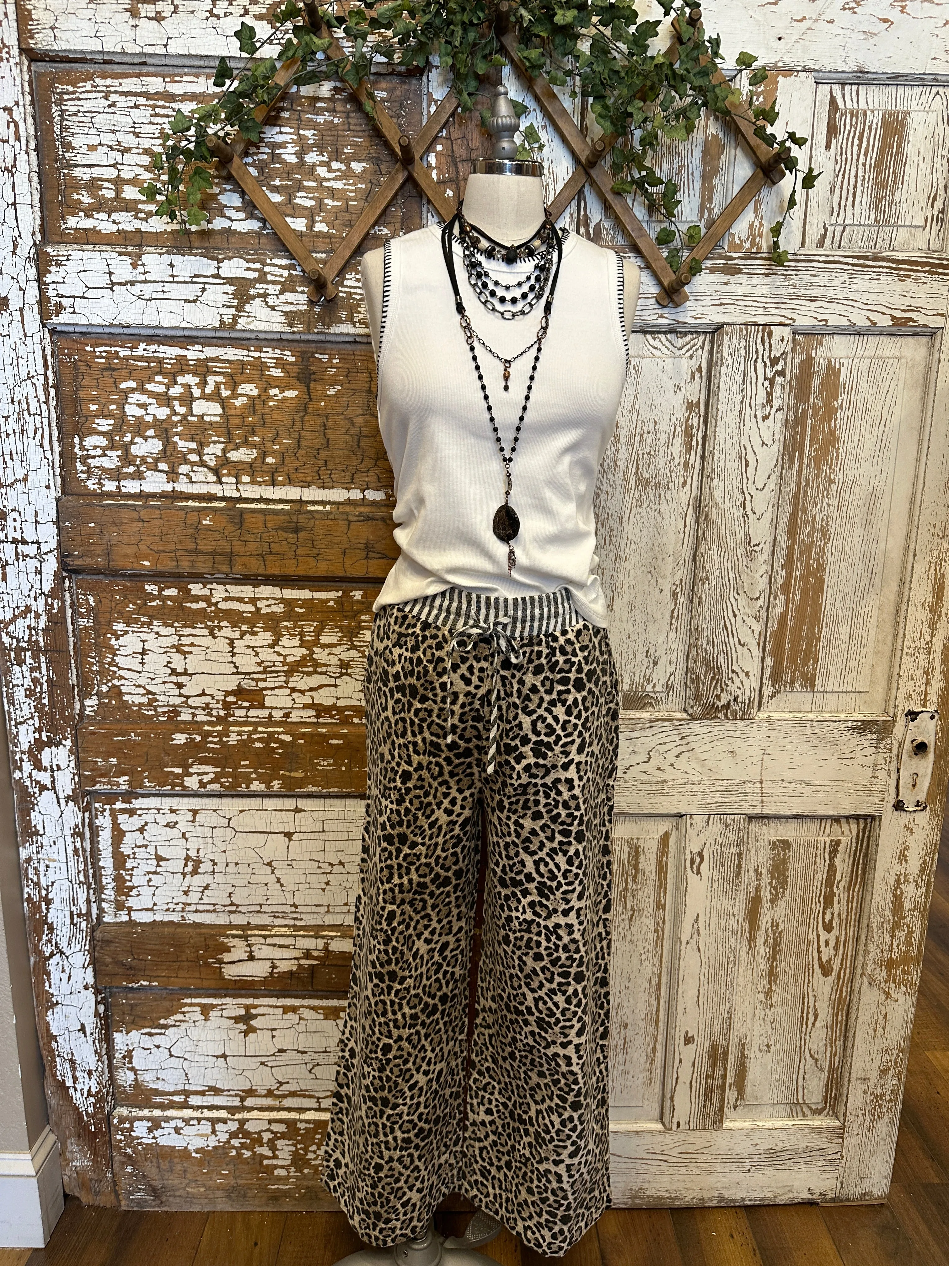 Wild Stride Leopard Pants
