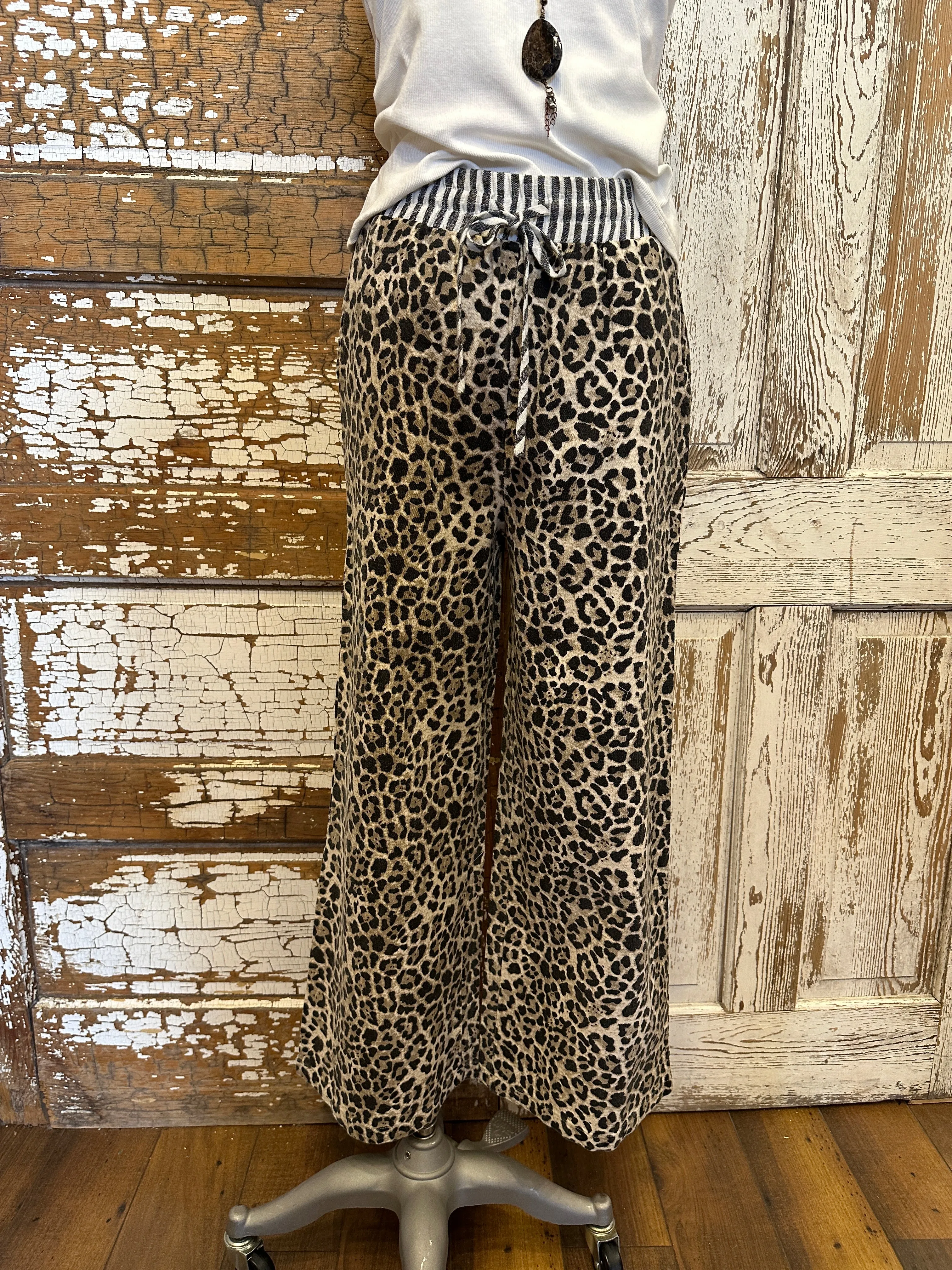Wild Stride Leopard Pants