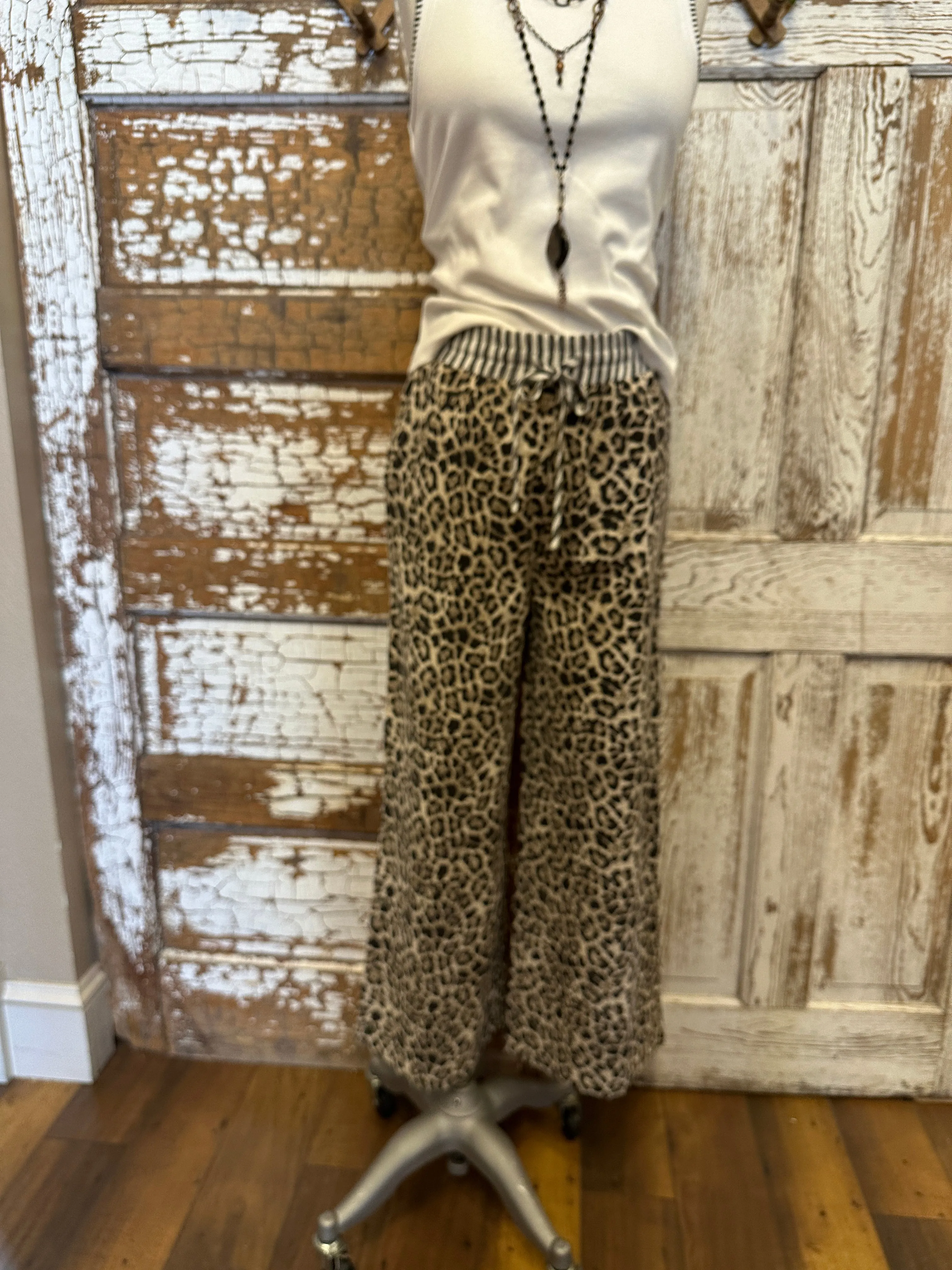 Wild Stride Leopard Pants