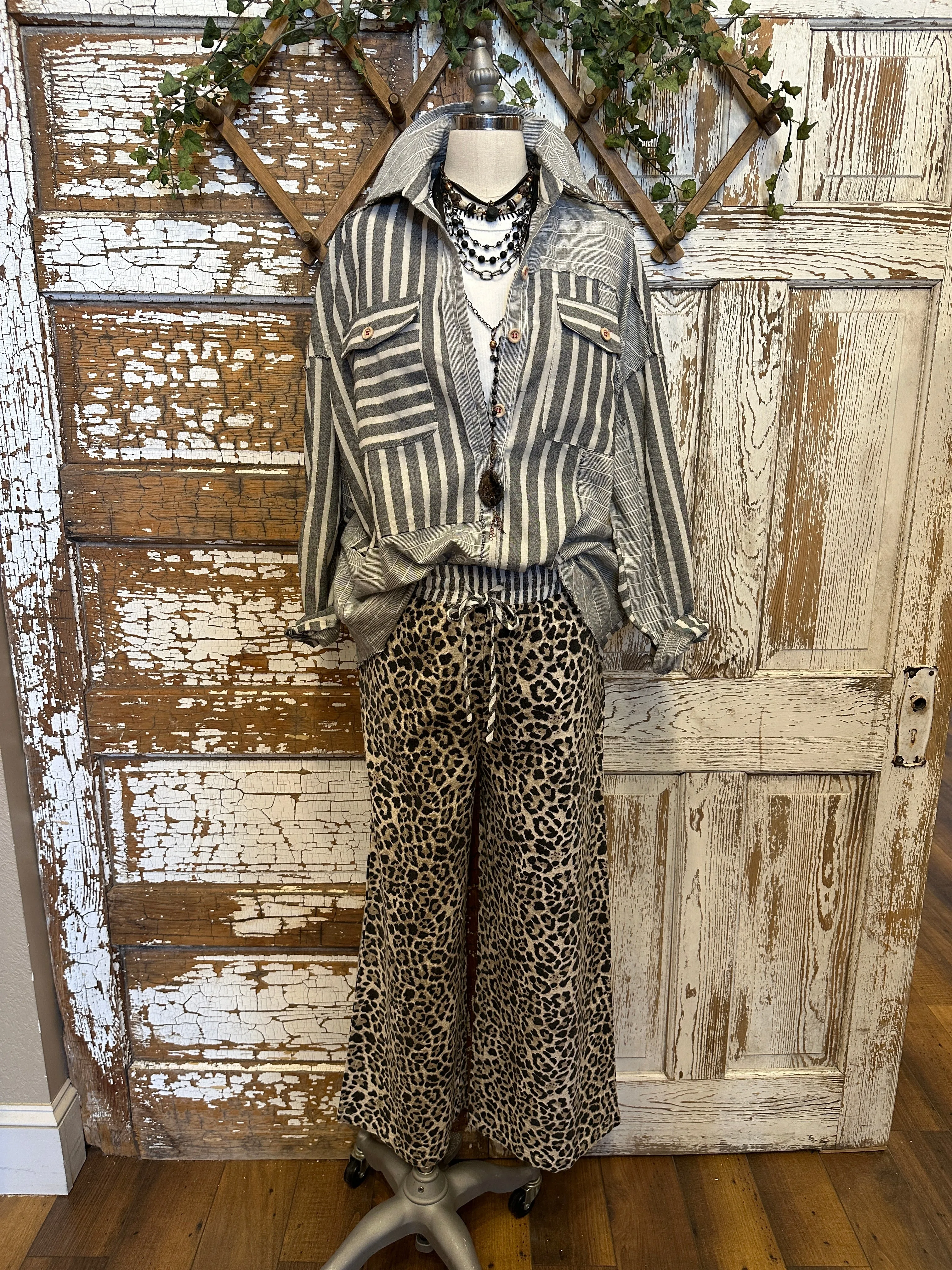 Wild Stride Leopard Pants
