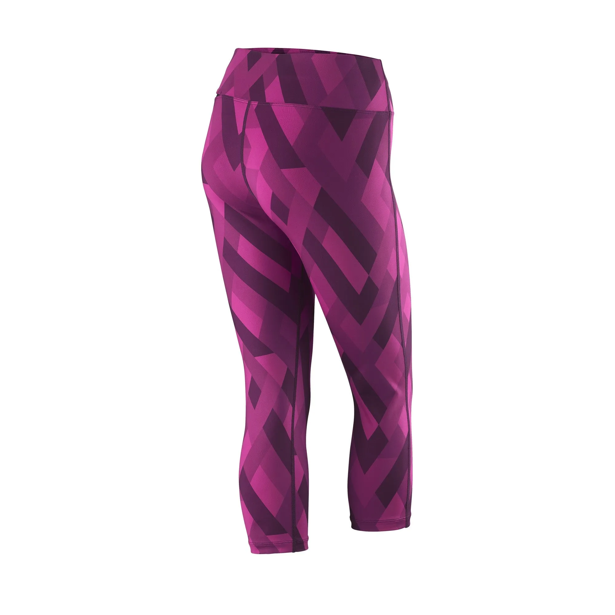 Wilson Womens Printed Tights Capri Pants (Very Berry)