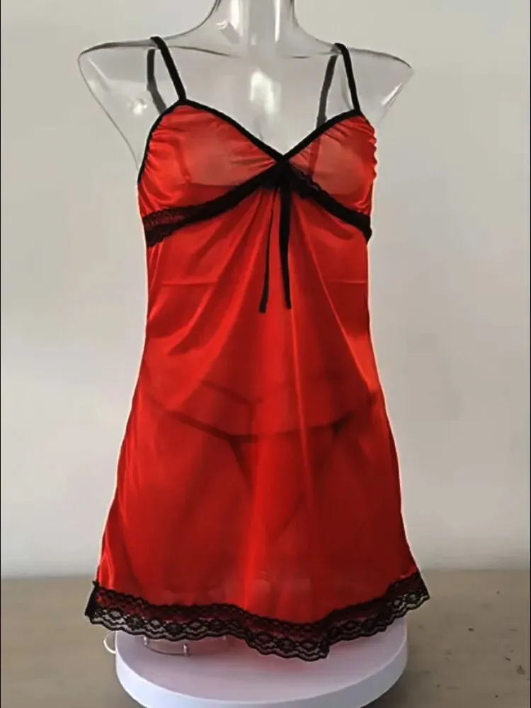 Women Silk Satin Comfortable Sleeveless Nightwearfor Women