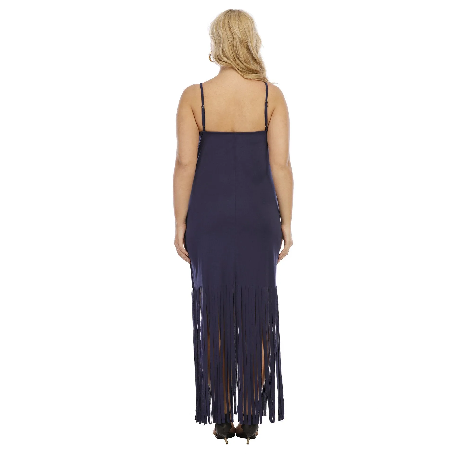 Women Tassel Sheath Sexy Plus Size Dresses
