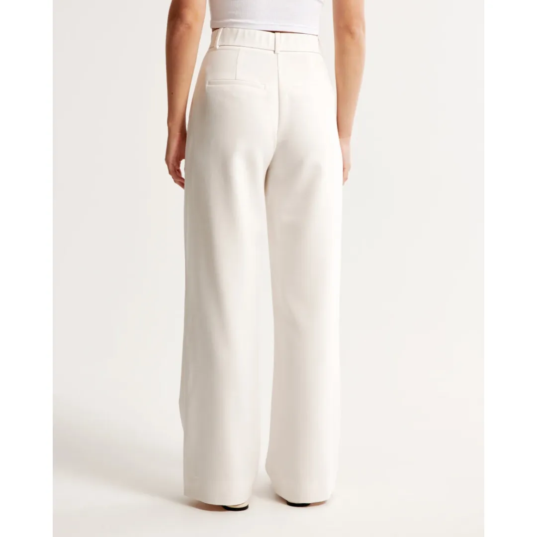 Women's High Waist Wide Leg Trousers | Comfortable