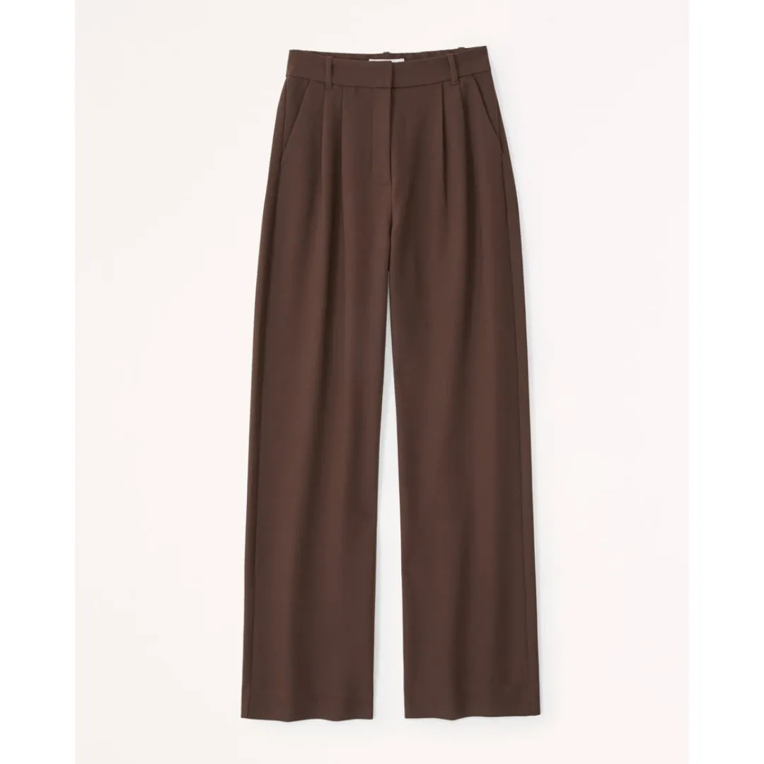 Women's High Waist Wide Leg Trousers | Comfortable