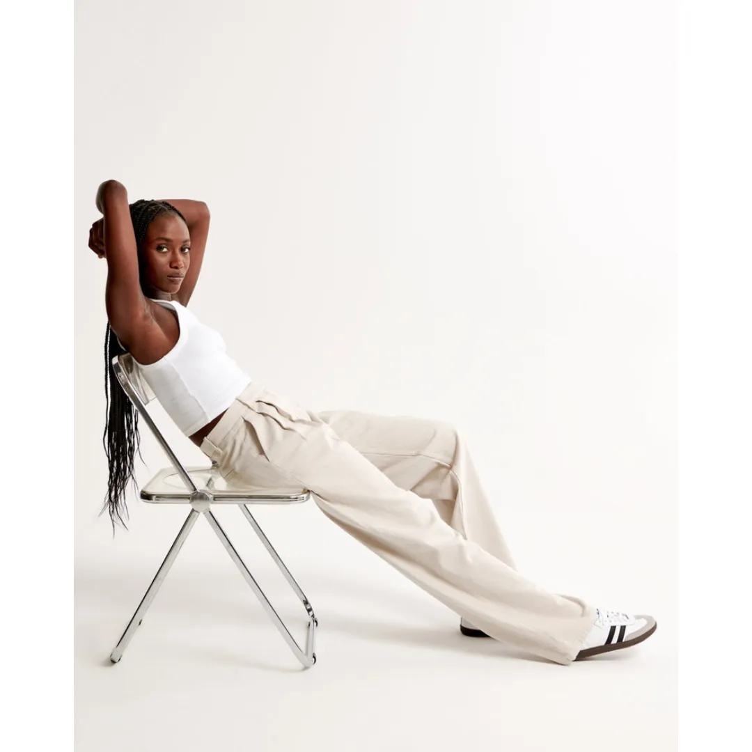 Women's High Waist Wide Leg Trousers | Comfortable