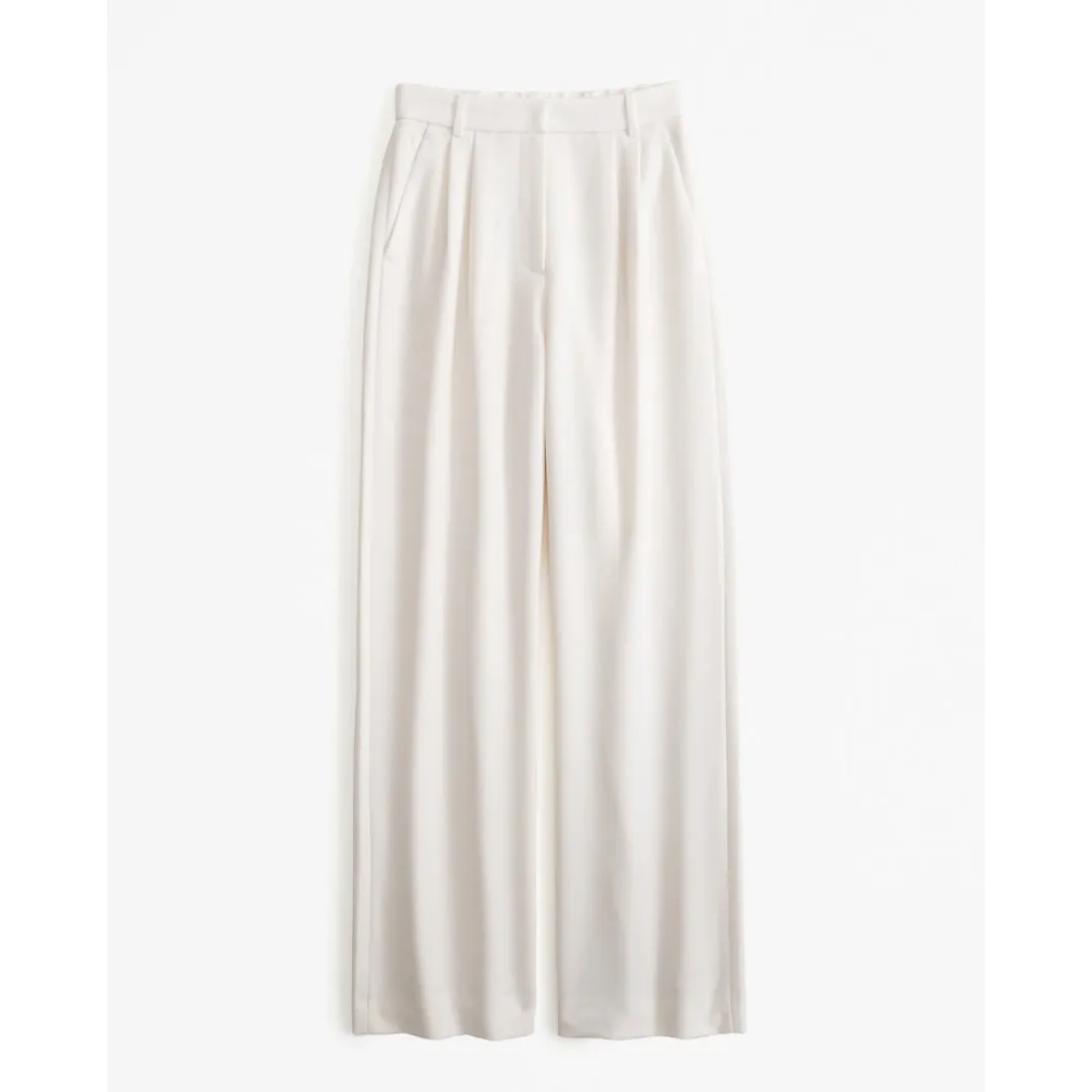 Women's High Waist Wide Leg Trousers | Comfortable