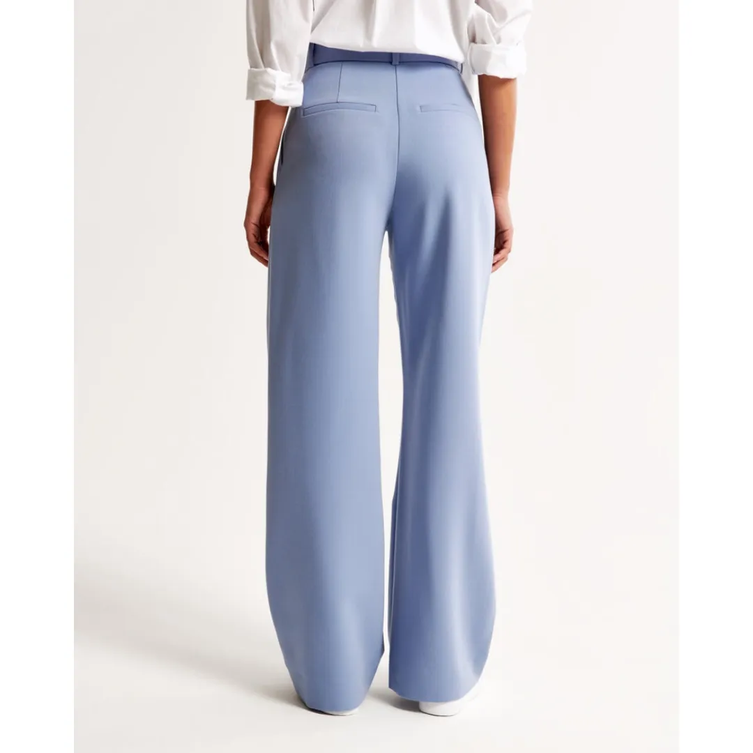 Women's High Waist Wide Leg Trousers | Comfortable