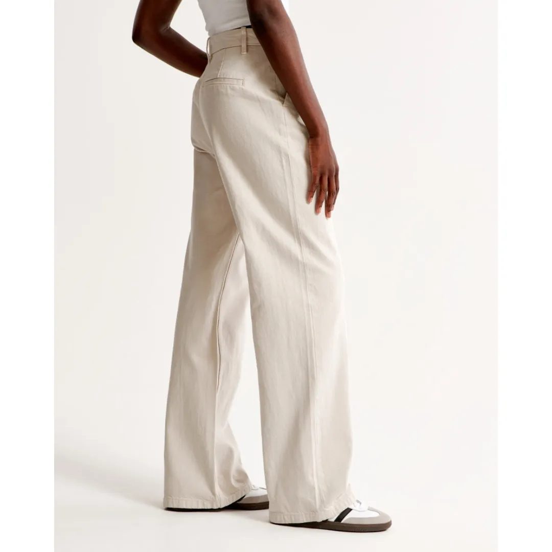 Women's High Waist Wide Leg Trousers | Comfortable