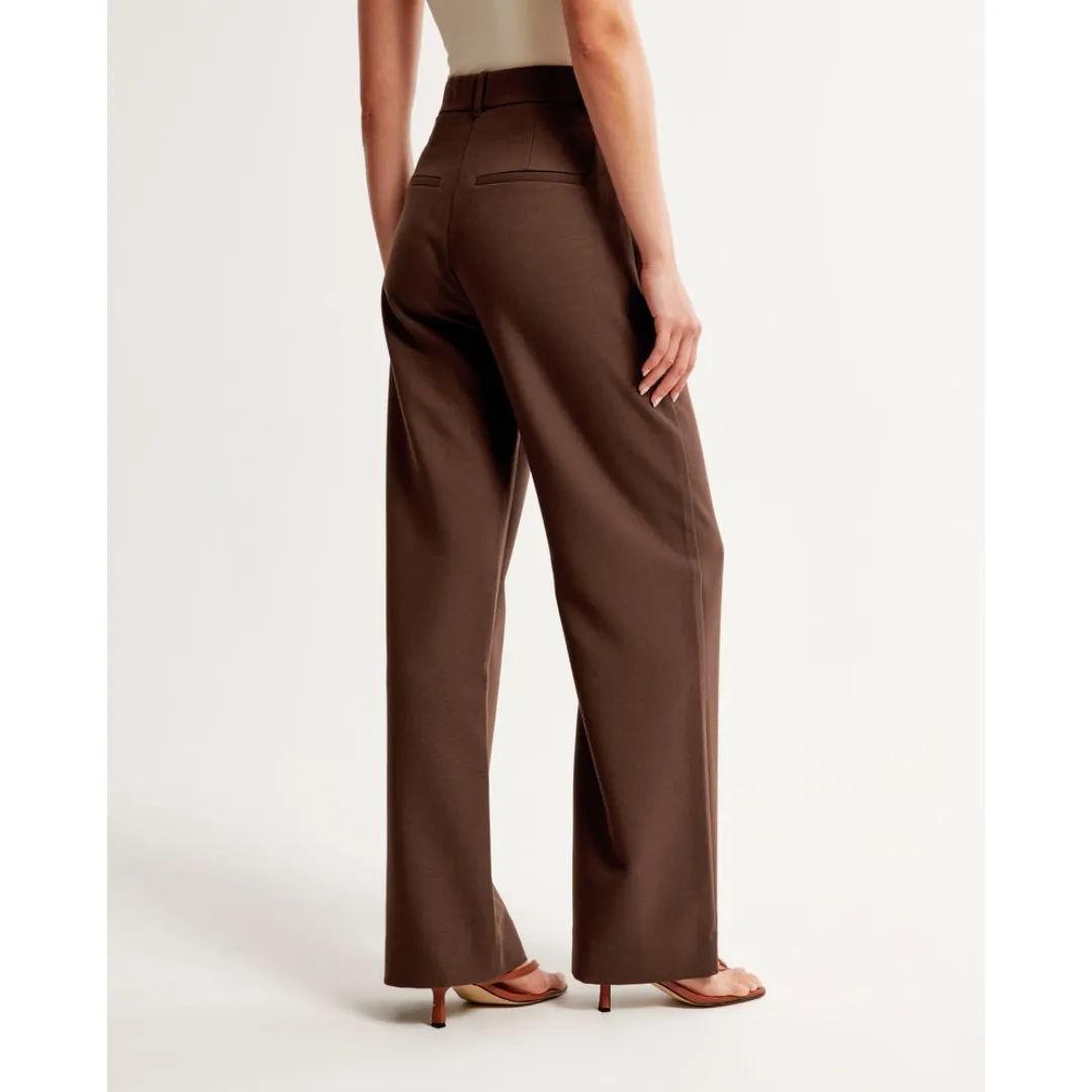 Women's High Waist Wide Leg Trousers | Comfortable