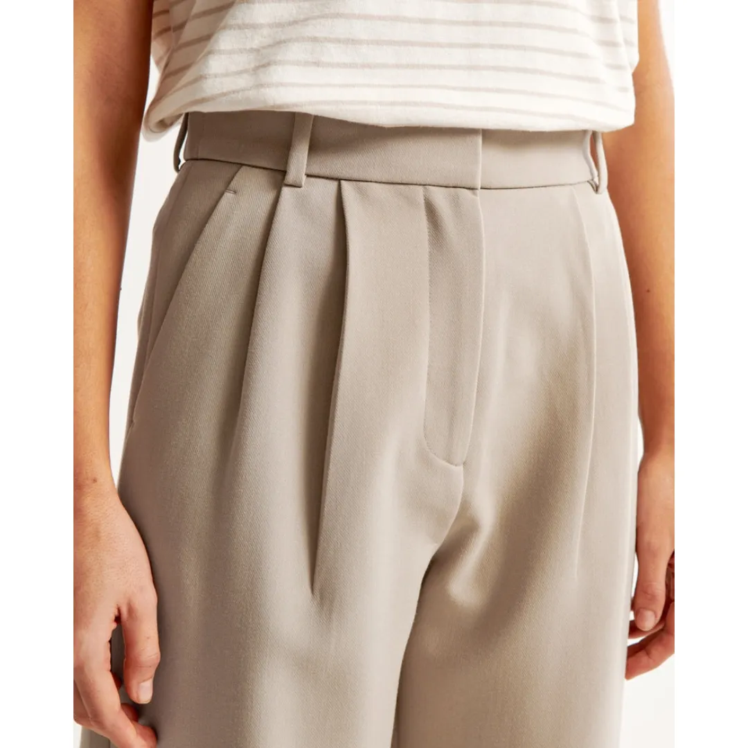 Women's High Waist Wide Leg Trousers | Comfortable